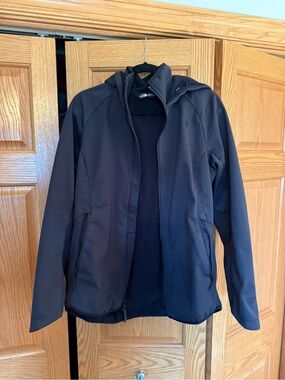 The North Face Black Hooded Softshell Jacket